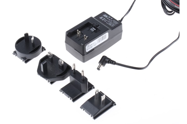 Product image for POWER SUPPLY,PLUG TOP,ERP,12V,2.5A,30W