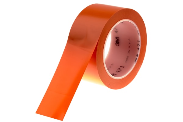 Product image for Vinyl tape 50 mm x 33 mm, orange