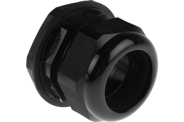 Product image for IP68 Black Nylon Gland, M63, 34-44mm