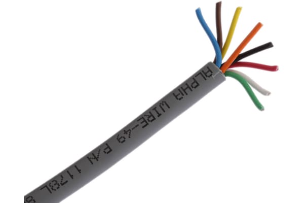 Product image for Cable 22AWG 7/30 8C Unshielded