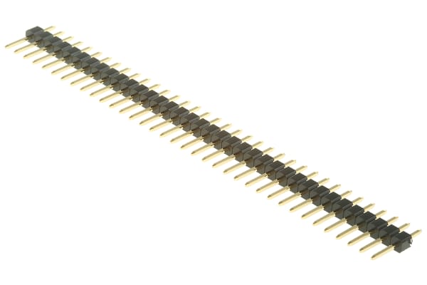 Product image for 36W PIN HEADER GOLD FLASH 12.4MM PIN