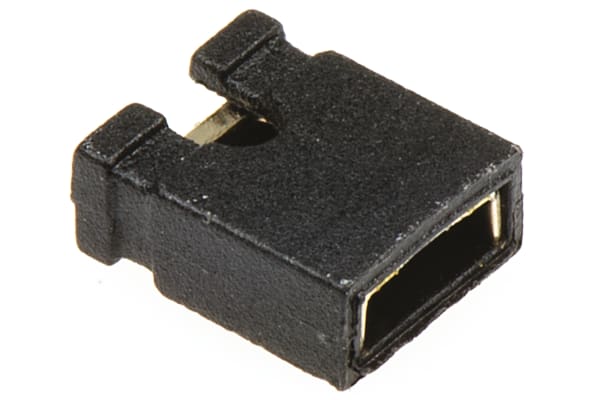 Product image for 2W JUMPER  2.54MM BLACK