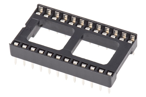 Product image for 24W IC SOCKET STAMPED CONTACTS