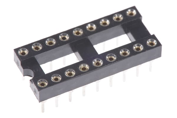 Product image for 18W IC SOCKET MACHINED CONTACTS