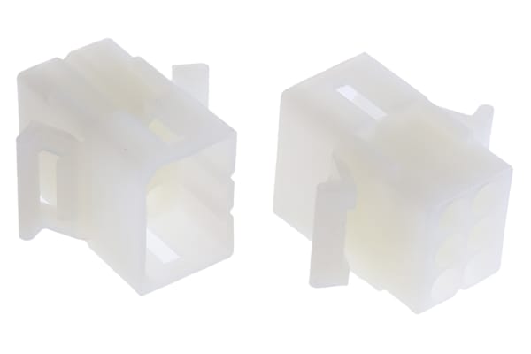 Product image for 2.36mm,housing,plug,panel mnt,2row,6way