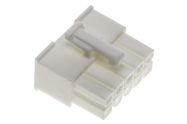 Product image for 10 way receptacle,Mini-Fit Jr,dual row