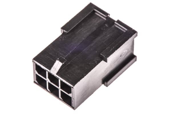 Product image for Housing,plug,micro Mate-n-lok,2 row,6Way