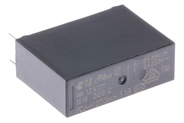 Product image for SPST-NO WASHTIGHT PCB RELAY, 3A 12VDC