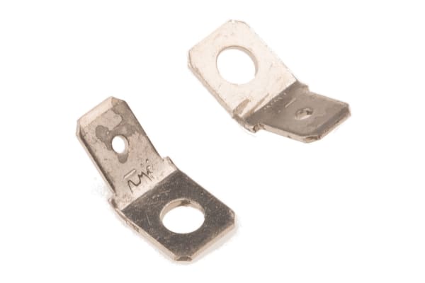 Product image for Tab terminal, stud mount,FASTON 250, 45°