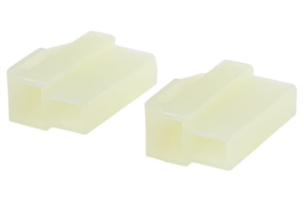 Product image for Housing, plug, 2 way, 250 lance, natural