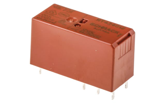 Product image for PCB Relay DPDT 8A 12Vdc AgNi