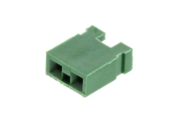 Product image for 2.54mm,Shunt,contact assembly,2W,open,Au