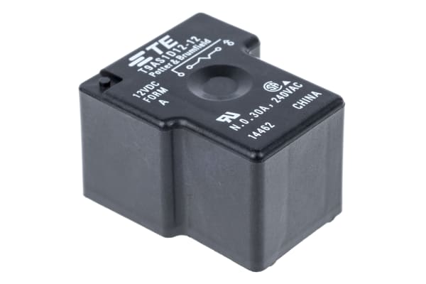 Product image for Relay,SPST-NO,thro hole,30 A,12 Vdc