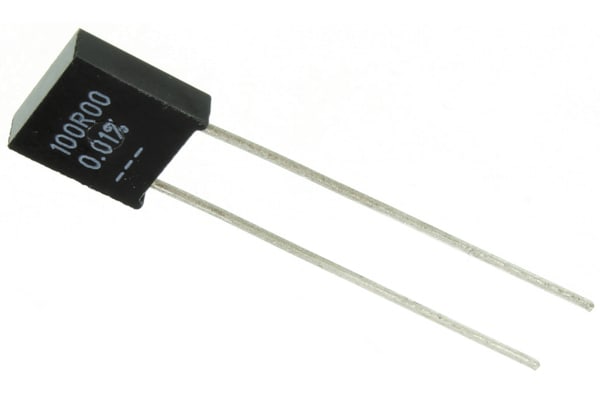 Product image for S102J FOIL RESISTOR, 0.6W, 0.01%, 100R