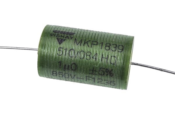 Product image for CAPACITOR AC MKP 1839HQ 850VDC 1?F