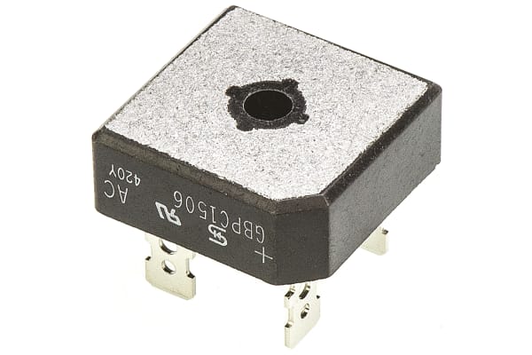 Product image for BRIDGE RECTIFIER, 15A, 600V, GBPC