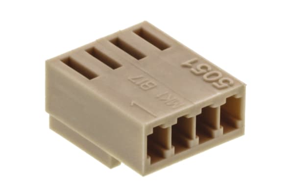 Product image for Housing 2.5mm KK,female,for 2759,4w