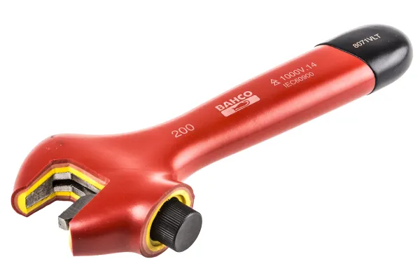 Product image for Insulated adjustable wrench 205mm
