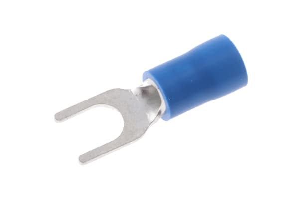 Product image for CRIMP TERM FORK BLUE 4.3MM