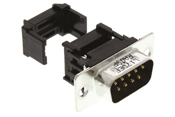 Product image for FLAT RIBBON IDC D-SUB 9WAY PLUG