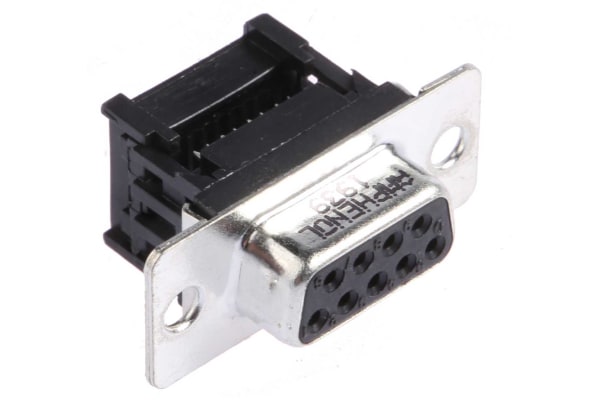 Product image for FLAT RIBBON IDC D-SUB 9WAY RECEPTACLE