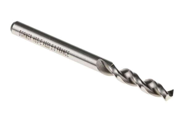 Product image for Dormer HSCo Twist Drill Bit, 5mm x 62 mm