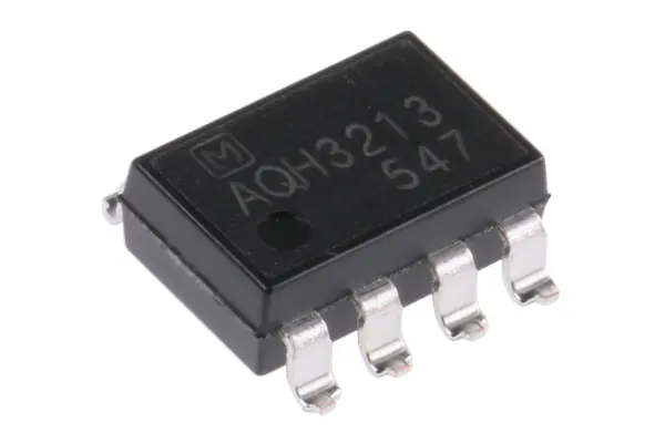 Product image for SSR,SPNO,SMT8,zero-cross, 600V 1.2A