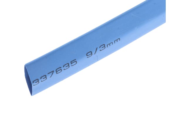 Product image for Blue heatshrink tube 9/3mm i/d