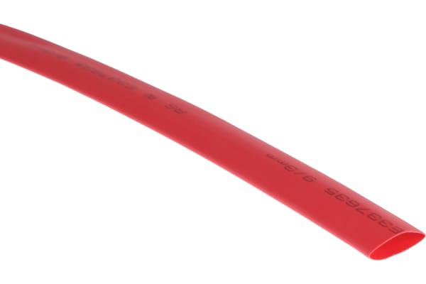 Product image for Red heatshrink tube 9/3mm i/d