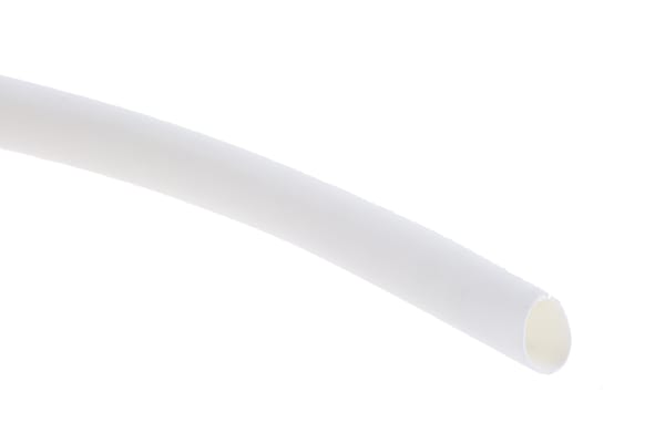 Product image for White low shrink temp tube 3.2mm i/d