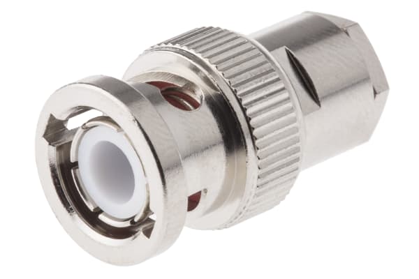 Product image for BNC STRAIGHT CLAMP PLUG 50 OHM