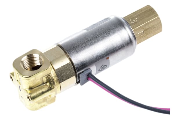 Product image for 3 Port Sol Valve for Water/Air 24vDC 1/8