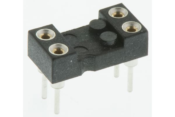 Product image for 4W DIL SOCKET OPEN FRAME SOLDER