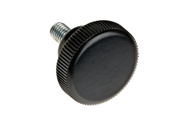 Product image for Knurled Torque Knob M5 x 10,22mm dia.