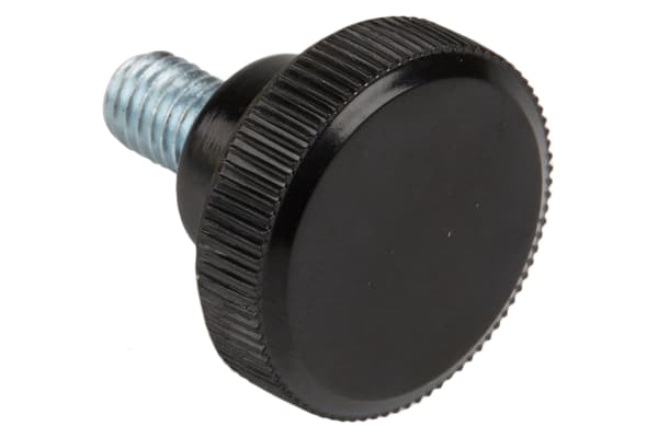 Product image for Knurled Torque Knob M6 x 10,22mm dia.