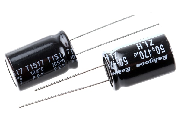 Product image for CAPACITOR AL 105DEG 470UF 50V 12.5X20