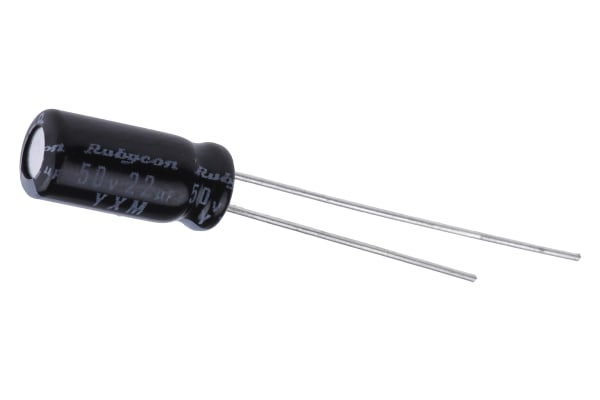 Product image for CAPACITOR AL 105DEG 22UF 50V 5X11