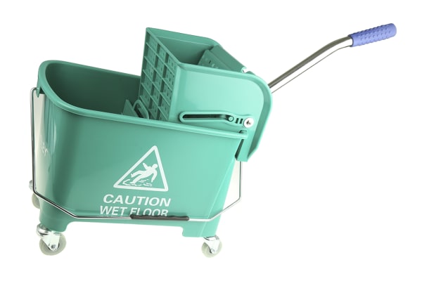 Product image for 20 Litre Green Bucket Mopping Trolley