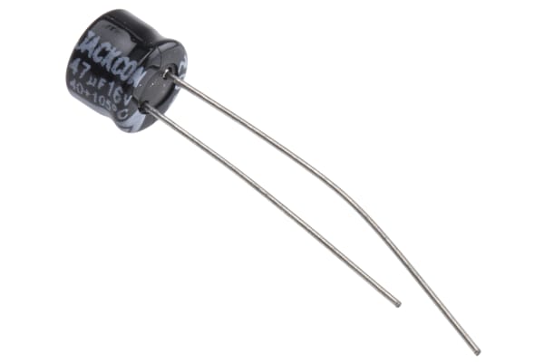 Product image for RADIAL ALUM CAP, 47UF, 16V