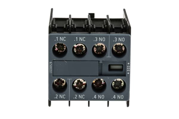 Product image for Auxillary contact,screw terminal,2NO+2NC