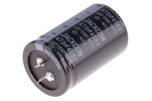 Product image for Snap in AL cap 470uF 450V