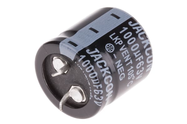 Product image for Snap in AL cap 1000uF 63V