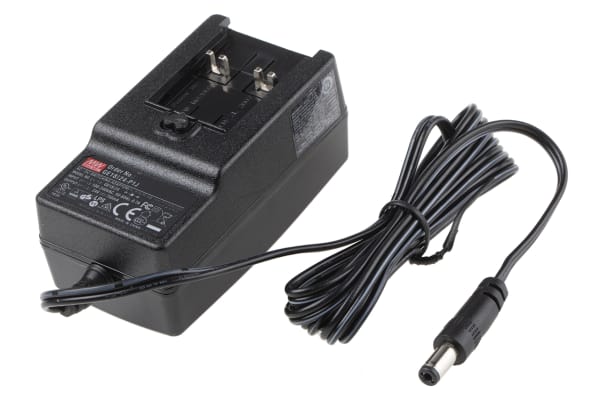 Product image for Power Supply,Plug Top,24V,0.75A,18W