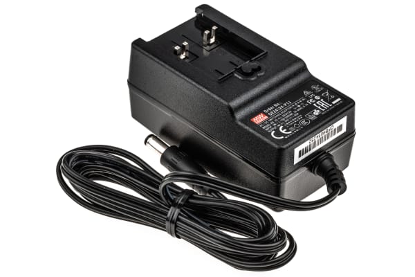 Product image for Power Supply,Plug Top,24V,1A,24W