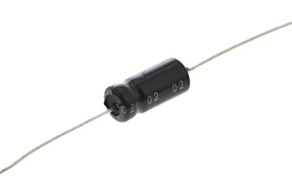 Product image for Axial AL cap, 47uF, 25V