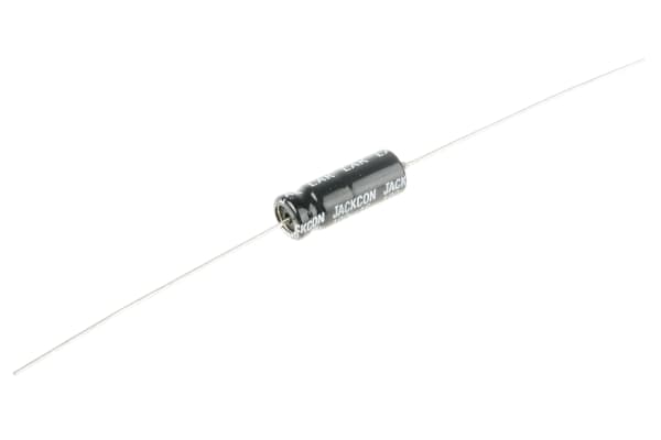 Product image for Axial AL cap, 100uF, 16V