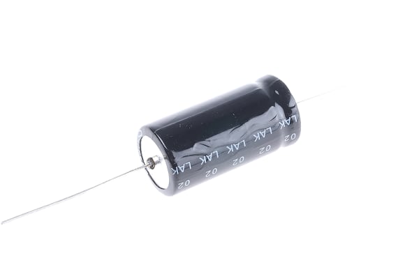 Product image for Axial AL cap, 2200uF, 50V