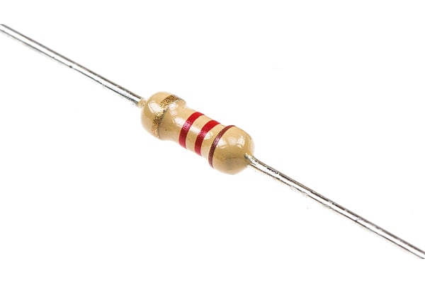 Product image for Carbon Resistor, 0.25W ,5%, 1k2