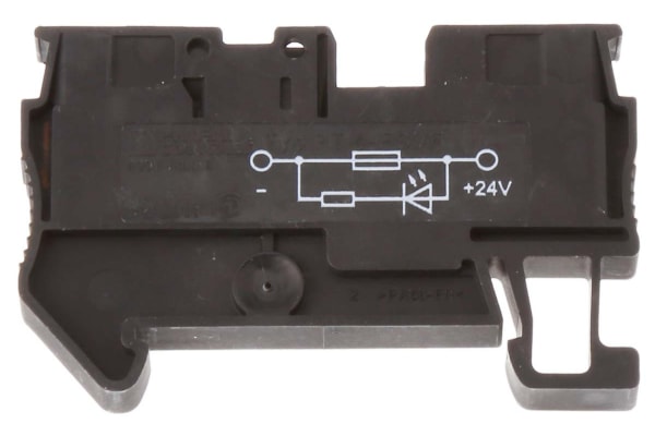 Product image for 4mm Fuse Terminal Block with LED