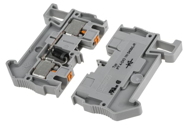 Product image for 4MM FEED THROUGH TERMINAL WITH DIODE